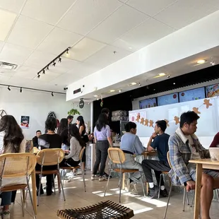 Crowd on a Saturday Afternoon