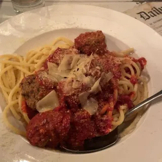 Bucatini Meatballs