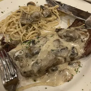 Steak Marsala - cooked perfectly and absolutely delicious!