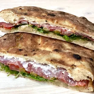 All meat Panozzo ( Italian Street Sandwich) Panozzo is a popular oven-baked sandwich made with Pizza dough)