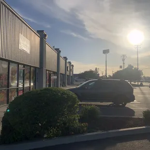 Outside