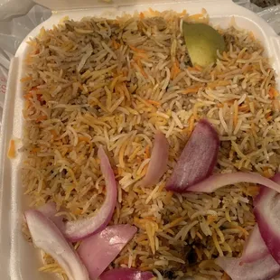 Chicken biriyani