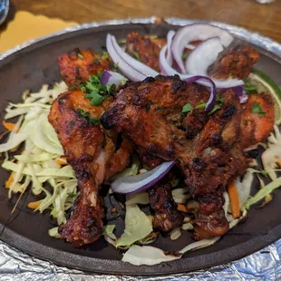 Tandoori chicken, half order