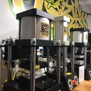 DabberBox has a full stock of Rosin Presses! So awesome! All ran in air! Super easy to operate!