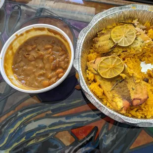 $5.99 lunch special - baked salmon (Wednesday special)