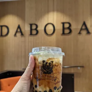 Roasted brown sugar bubble milk tea - medium