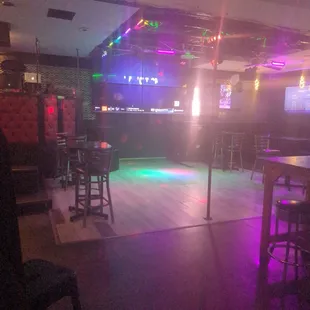 The dance floor when the volume was at 1000000