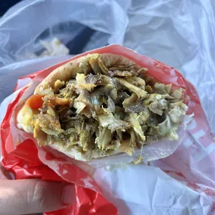 Shawarma pita