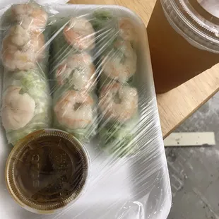 Shrimp Salad Rolls