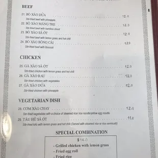 Menu 1 of 3...this is a hidden gem!