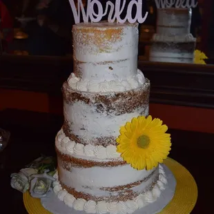 Delicious cake for our gender reveal party, thank you again