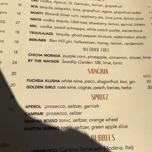 Rose sangria is delicious!