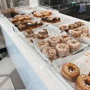 food, dough desserts, donuts