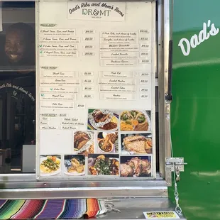 Sneak a peak. The menu