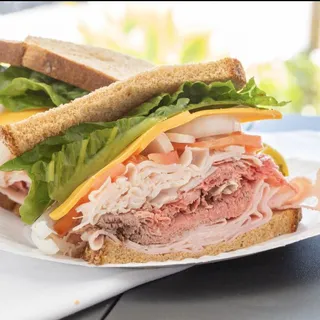 16. Roast Beef, Turkey and Cheese Sandwich
