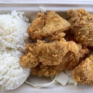 Chicken lunch plate