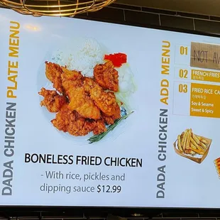 7/2022 menu boneless options