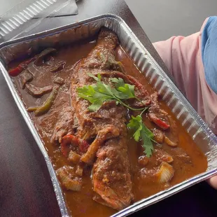 Red Snapper in Red sauce