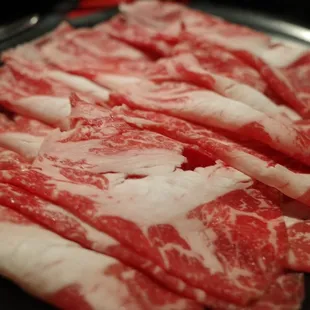 raw meat on a plate
