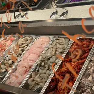 Seafood for cooking