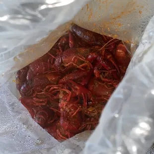 Little spicy 3 pound crawfish