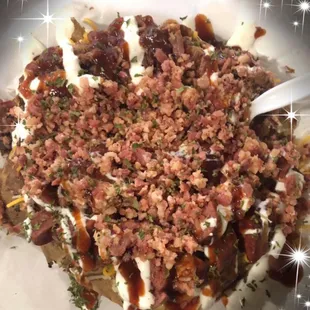 Some call it a loaded potato, but we like to call it the yes daddy.