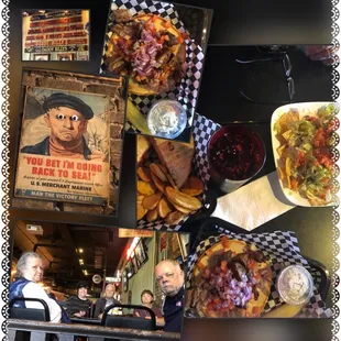 Us n our food. Yummy