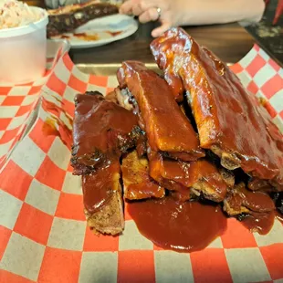 Slab of ribs.