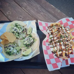 Tacos and nachos