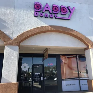 the front entrance of a baby shop