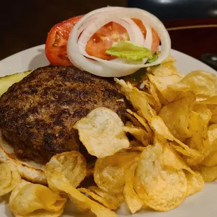 1/2 pound burger was cooked as requested