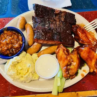 Ribs &amp; chicken wings