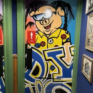 Entrance to the men's room!