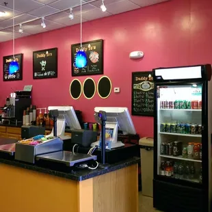 the inside of the store