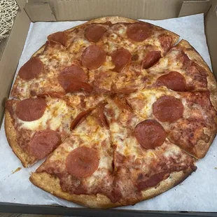 Pepperoni pizza