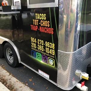 the side of a food truck