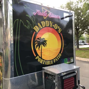 the back of the trailer