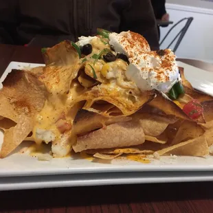 Crab Nachos spoke to me. We were not disappointed.