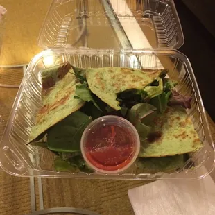 Veggie quesadilla- very fresh and tasty!