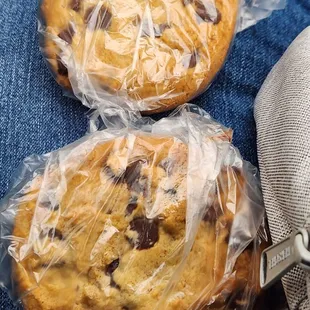 Chocolate chip cookies were delicious