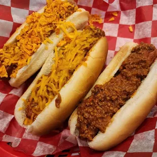 Three dogs each different style