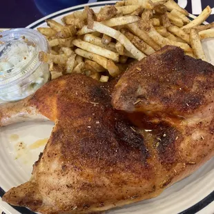 Half a chicken meal!