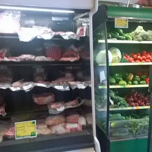 Meats and produce
