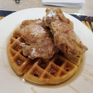 food, waffles