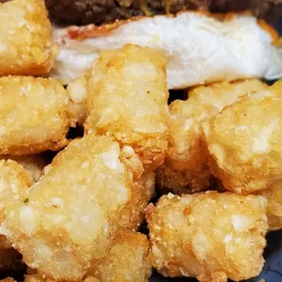 Mommas Burger Dressed w/ Crispy TatorTots