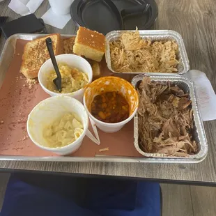 This was after we had fed my wife and three kids Great portions  The pork and chicken family meal