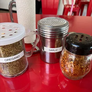 spices on a table
