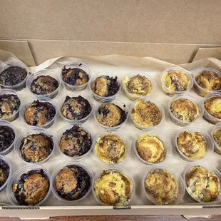 Perfect portions of triple berry &amp; peach cobbler