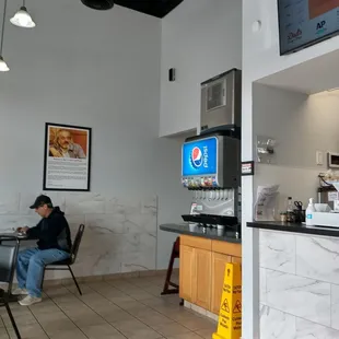 Pepsi fountain machine