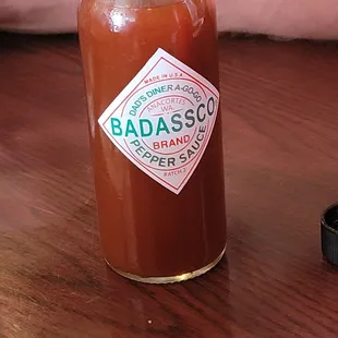 Their housemade hotsauce...yassss!!!